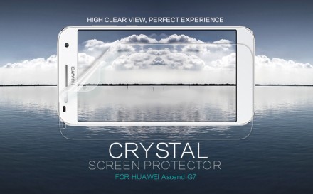 Защитная пленка на экран Huawei Ascend G7 Nillkin Crystal