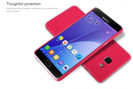 Пластиковый чехол Nillkin Super Frosted для Samsung A510F Galaxy A5 (+ пленка на экран)