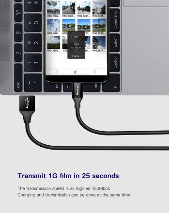 USB - MicroUSB кабель Baseus Yiven