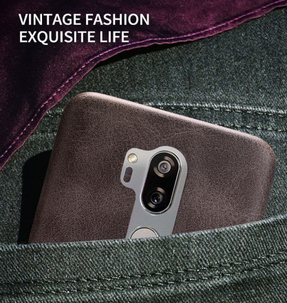 Кожаная накладка X-Level Vintage Series для LG G7