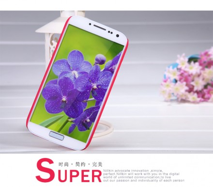 Пластиковая накладка Nillkin Super Frosted для Samsung i9500 Galaxy S4 (+ пленка на экран)