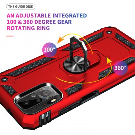TPU+PC чехол Ring Plaza (с подставкой) для Xiaomi Redmi Note 10