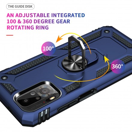 TPU+PC чехол Ring Plaza (с подставкой) для Xiaomi Redmi Note 10
