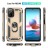 TPU+PC чехол Ring Plaza (с подставкой) для Xiaomi Redmi Note 10