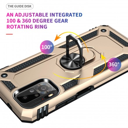 TPU+PC чехол Ring Plaza (с подставкой) для Xiaomi Redmi Note 10