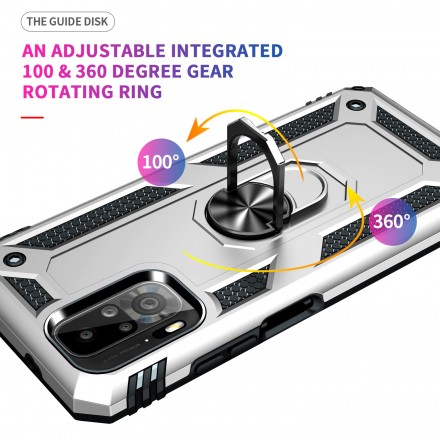 TPU+PC чехол Ring Plaza (с подставкой) для Xiaomi Redmi Note 10