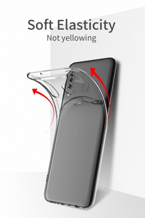 ТПУ накладка X-Level Antislip Series для Huawei Honor 8A (прозрачная)