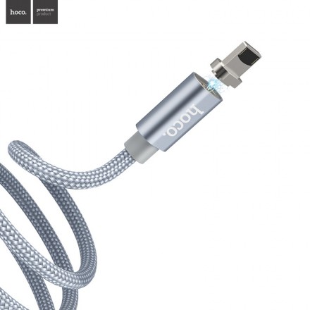 USB - Lightning кабель HOCO U40a Magnetic Adsorption