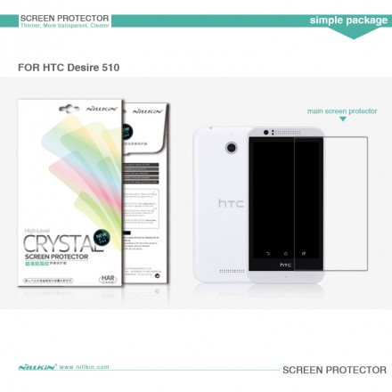 Защитная пленка на экран HTC Desire 510 Nillkin Crystal