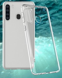 Ультратонкий ТПУ чехол Crystal для Samsung Galaxy A21 2020 A215 (прозрачный)