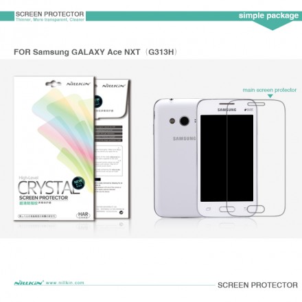 Защитная пленка на экран Samsung G313H Galaxy Ace 4 Nillkin Crystal