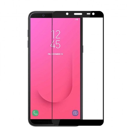 Защитное стекло c рамкой 3D+ Full-Screen для Samsung Galaxy J8 2018 J810