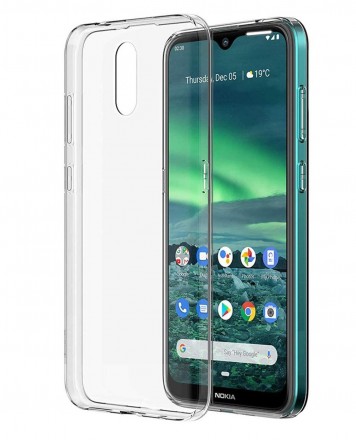 Ультратонкий ТПУ чехол Crystal для Nokia 2.3 (прозрачный)
