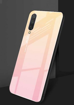 ТПУ накладка Color Glass для Xiaomi Mi 9 Lite