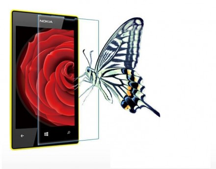 Защитное стекло Tempered Glass 2.5D для Nokia Lumia 525