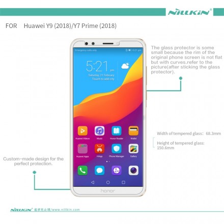 Защитное стекло Nillkin Anti-Explosion (H) для Huawei Y9 2018