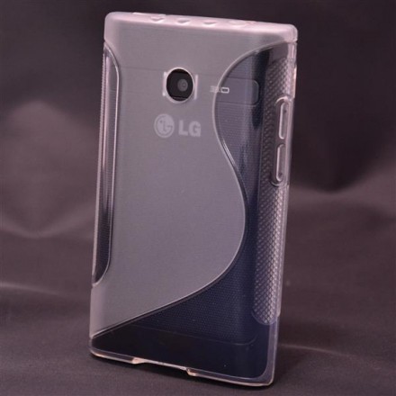 ТПУ накладка S-line для LG E405 Optimus L3