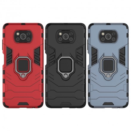 Чехол Strong Guard Ring для Xiaomi Poco X3 Pro (c подставкой)