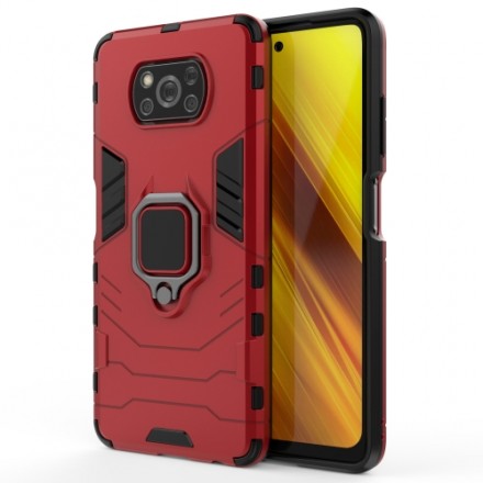 Чехол Strong Guard Ring для Xiaomi Poco X3 Pro (c подставкой)