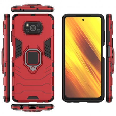 Чехол Strong Guard Ring для Xiaomi Poco X3 Pro (c подставкой)