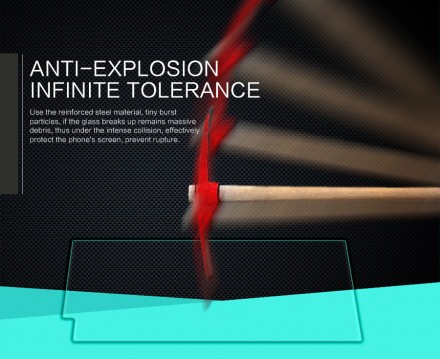 Защитное стекло Nillkin Anti-Explosion (H) для LG V10