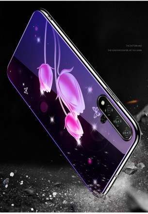 ТПУ чехол накладка Violet Glass для Huawei Honor 20