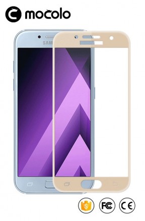 Защитное стекло с рамкой MOCOLO 3D Premium для Samsung A720F Galaxy A7 (2017)