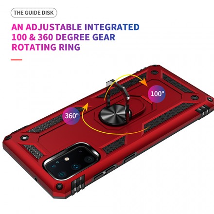TPU+PC чехол Ring Plaza (с подставкой) для Samsung Galaxy S20