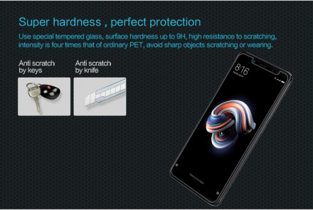Защитное стекло Nillkin Anti-Explosion (H) для Xiaomi Redmi Note 5 Pro