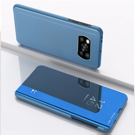 Чехол Mirror Clear View Case для Xiaomi Poco X3 Pro