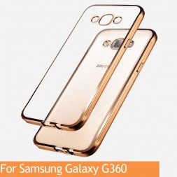ТПУ накладка Electroplating Air Series для Samsung G360H Galaxy Core Prime Duos