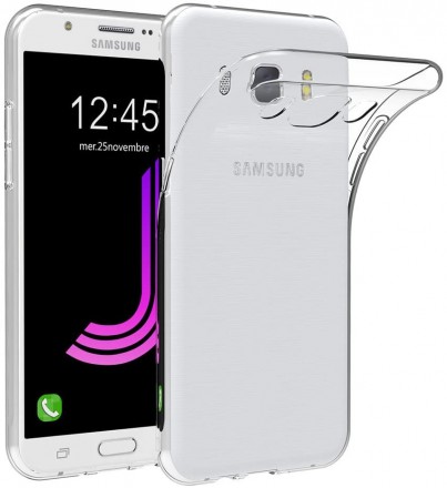 TPU чехол Prime Crystal Full Camera 1.5 mm для Samsung J710 Galaxy J7 (2016)