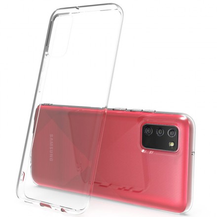 Ультратонкий ТПУ чехол Crystal для Samsung Galaxy A03s (прозрачный)