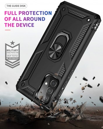 TPU+PC чехол Ring Plaza (с подставкой) для Samsung Galaxy A52s