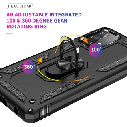 TPU+PC чехол Ring Plaza (с подставкой) для Samsung Galaxy A52s
