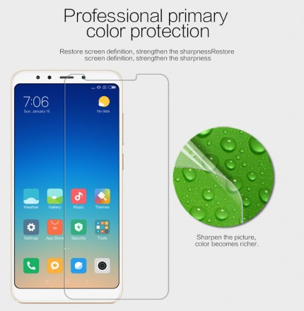Защитная пленка на экран Xiaomi Redmi 5 Plus Nillkin Crystal