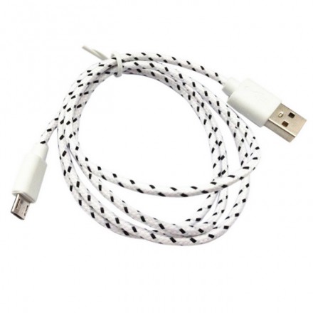 USB - Micro USB тканевый кабель
