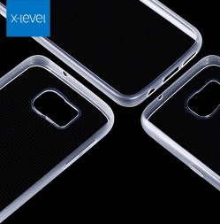 ТПУ накладка X-Level Antislip Series для Samsung G928F Galaxy S6 Edge Plus (прозрачная)