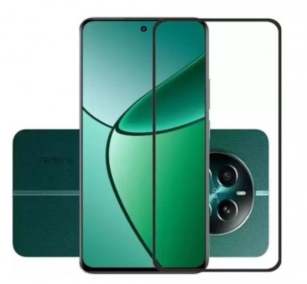Защитное стекло c рамкой 3D+ Full-Screen для Realme Narzo 70