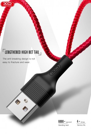 USB - microUSB кабель XO NB51 (2.1A)