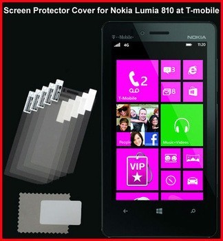 Защитная пленка на экран для Nokia Lumia 810 (прозрачная)