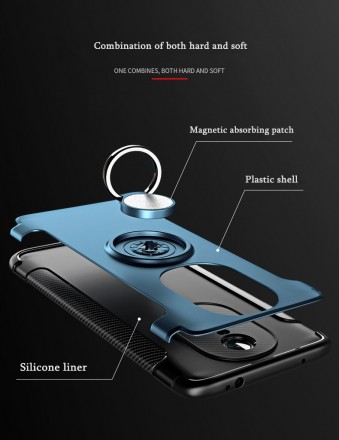 Накладка Strips Ring Texture для Xiaomi Redmi 5 Plus (c подставкой)