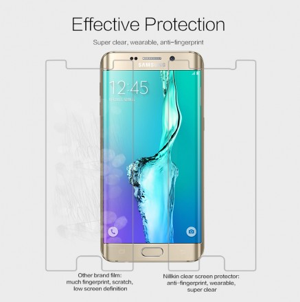 Защитная пленка на экран Samsung G928F Galaxy S6 Edge Plus Nillkin Crystal