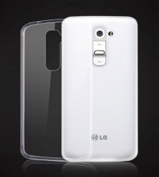 Ультратонкая ТПУ накладка Crystal для LG G2 D802 (прозрачная)