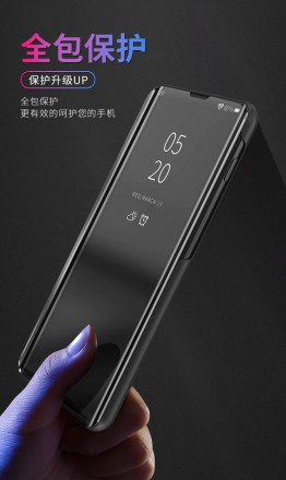 Чехол Mirror Clear View Case для Xiaomi Redmi Note 8T