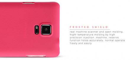 Пластиковая накладка Nillkin Super Frosted для Samsung N910H Galaxy Note 4 (+ пленка на экран)