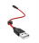 USB - Lightning кабель Hoco X21 Plus Silicone (0.25 М, 2.4 А)