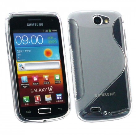 ТПУ накладка S-line для Samsung i8150 Galaxy W