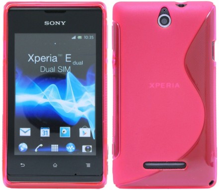 ТПУ накладка S-line для Sony Xperia E Dual (C1605)