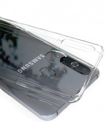 Ультратонкая ТПУ накладка Crystal для Samsung Galaxy A60 A606F (прозрачная)